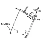 SILVERLINE Pro8 lower control rod H55 SILH55