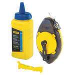 Stanley 47-464 PowerWinder Chalk Box 3 Piece Set - Blue Chalk