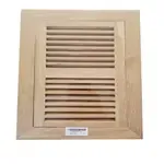 WHITE OAK Grillworks WV-Unfinished White Oak Wood Vent 6 x 10 Flush Mount