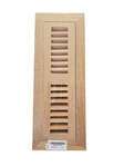 WHITE OAK WV-Unfinished White Oak Wood Vent 2 X10 Flush Mount