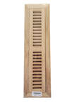 WHITE OAK WV-Unfinished White Oak Wood Vent 2 X 14 Flush Mount