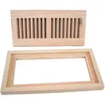 WHITE OAK Vent w/ Frame Rift Only.17-1/8 X 5-1/8 Over All Size
